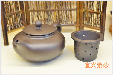 Τέχνης συλλογικό Teapot Yixing χρήσης αυθεντικό, πορφυρό Teapot άμμου σχέδιο συνήθειας