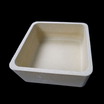 Τετράγωνο ανθεκτικό κορντιερίτη mullite saggar Σχεδιασμένο για θερμική αντοχή