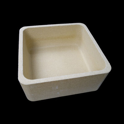 Τετράγωνο ανθεκτικό κορντιερίτη mullite saggar Σχεδιασμένο για θερμική αντοχή